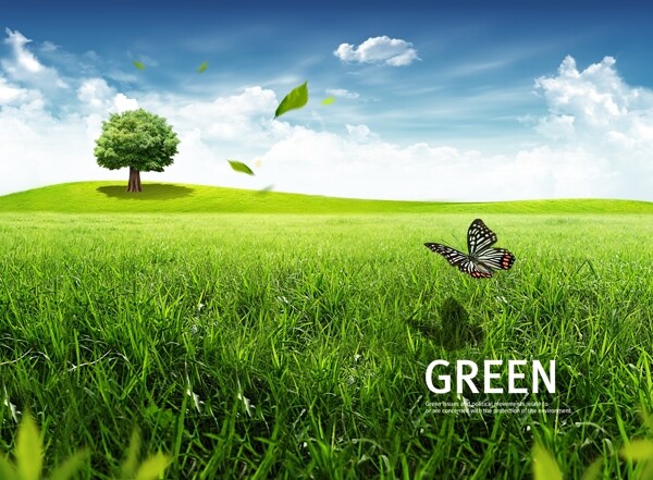 春天环保绿色公益广告希望图片