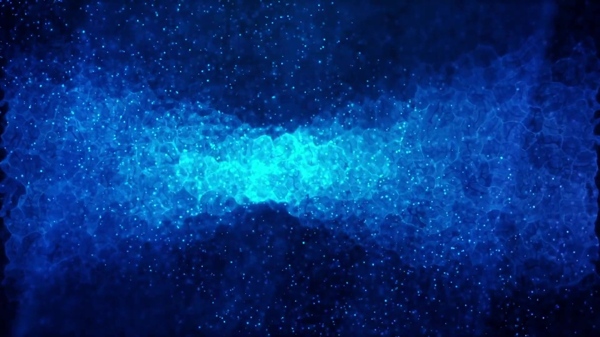 蓝色粒子视频素材