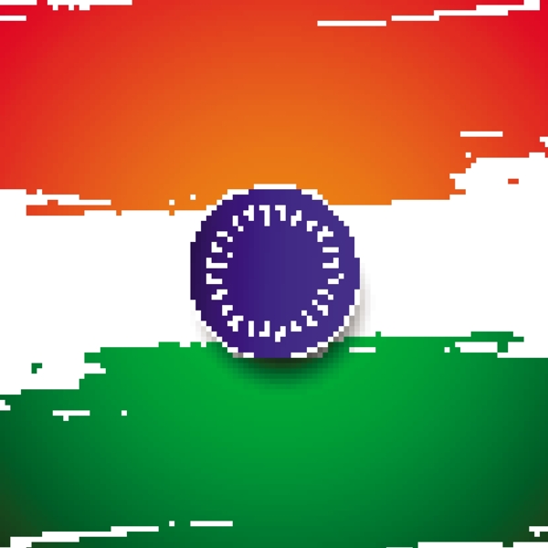 印度共和国日国旗背景