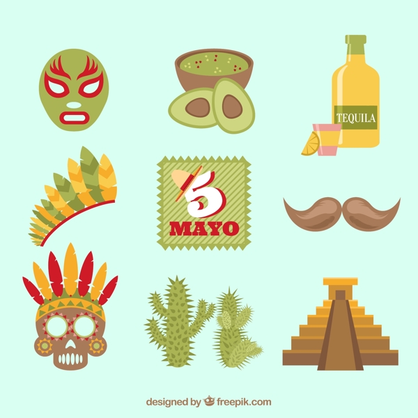 典型的墨西哥元素可能五