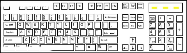 键盘矢量图图片