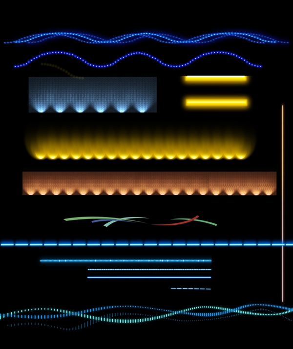 灯光光带素材集