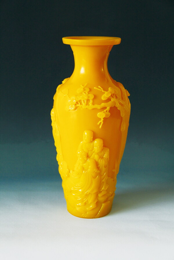 黄玉花瓶图片