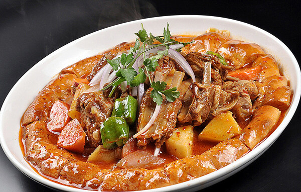 新疆菜馕包肉图片
