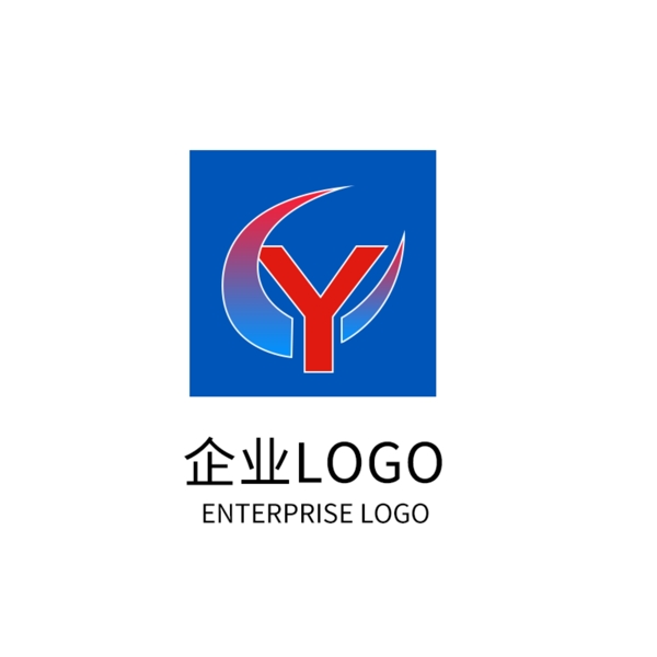 创意字母CY公司LOGO企业标志设计