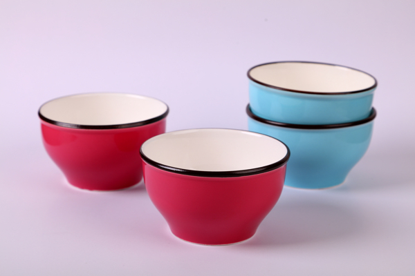 碗瓷碗彩色碗餐具陶瓷