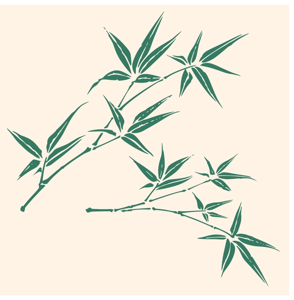 竹子图案设计图片