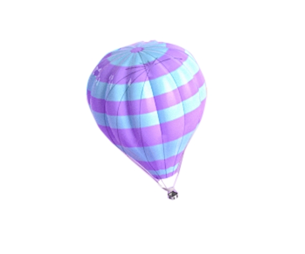 一个热气球