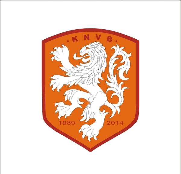 荷兰足球新徽标图片