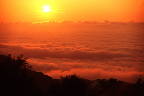 彩霞夕阳天空火烧云云彩云海云朵云大自然广告素材大辞典