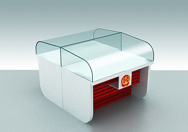玻璃展示柜3D模型图片
