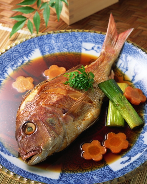 海鲜美食肉鱼鱼头火锅鱼火锅鱼类