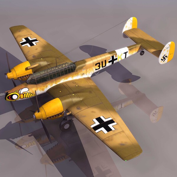 纳粹BF110F战斗机