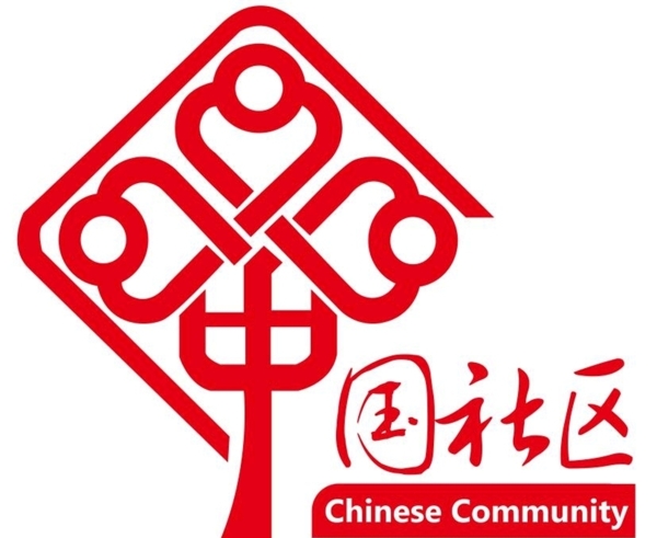 矢量中国社区标图片