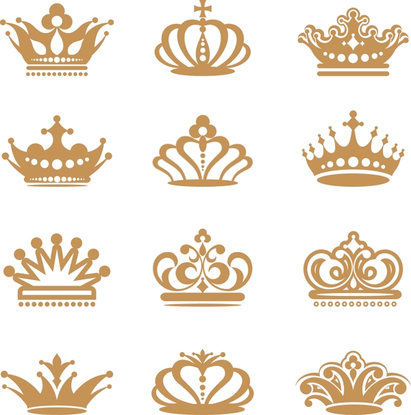 贵族皇冠王冠矢量图