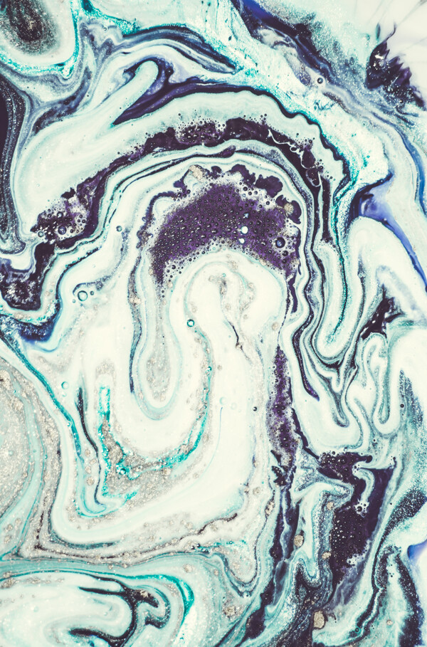 大理石纹液态抽象背景