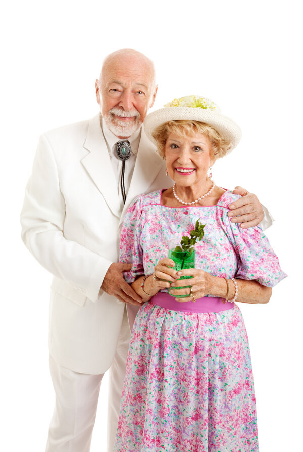 优雅的老年夫妇图片