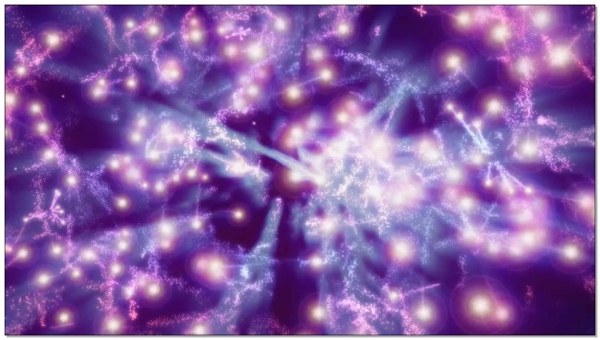 粒子星云图视频素材