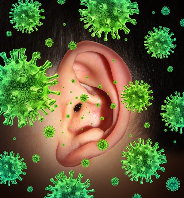 耳朵与细菌