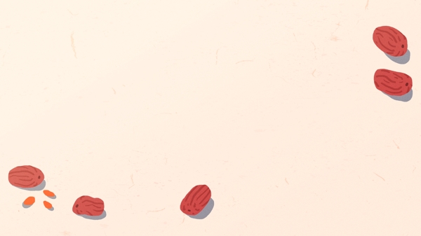 红枣枸杞甜品海报背景