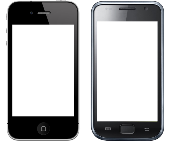 iPhoneandriod手机模版图片
