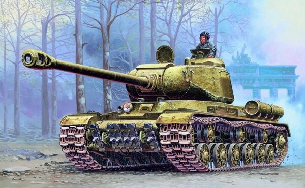 苏联IS2斯大林重型坦克绘画