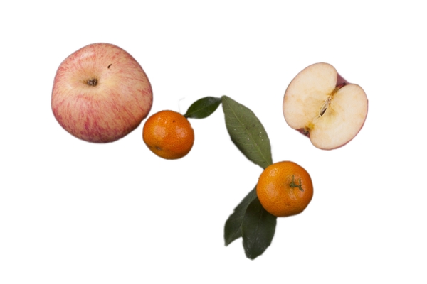两个苹果和两个橘子