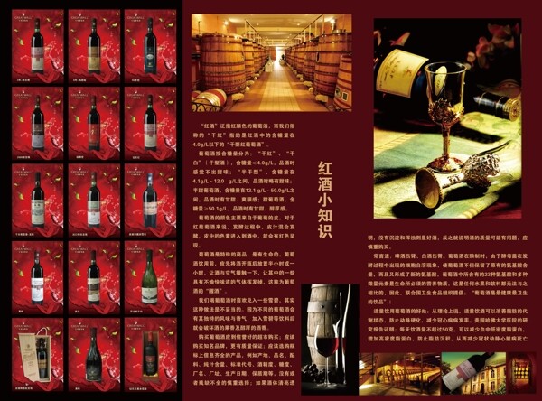 长城干红宣传三折页2图片