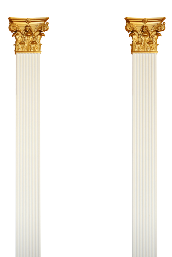石柱罗马柱图片