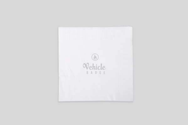 纸巾餐巾纸logo贴图
