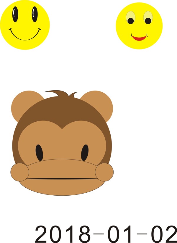 猴子笑脸