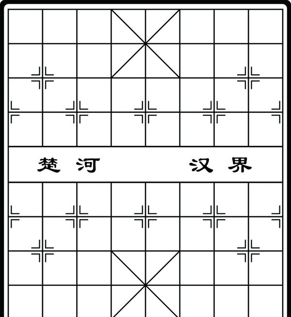 矢量象棋棋盘图图片