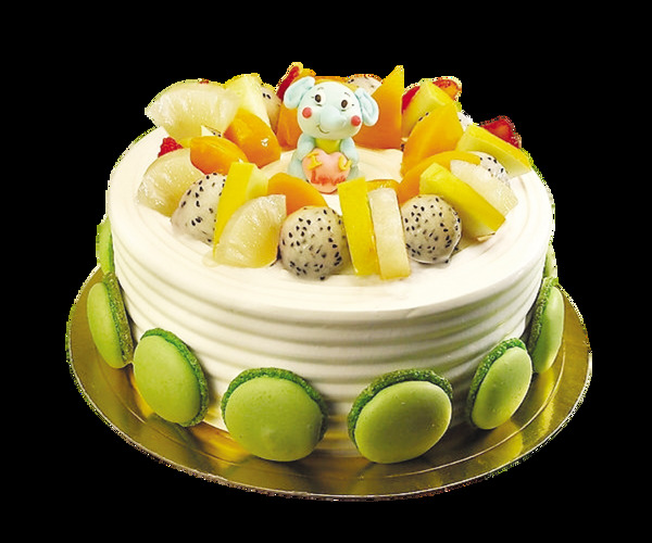 水果装饰蛋糕模型元素