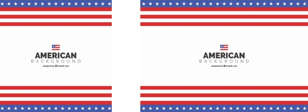 美国国旗平面设计背景