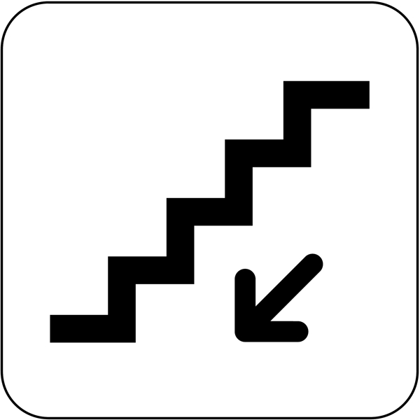 自动扶梯下招牌向量