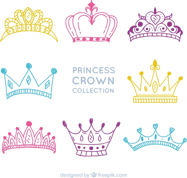 各种形状漂亮公主冠