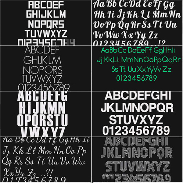 10款颇具创意的字母数字演绎动画AE源文件