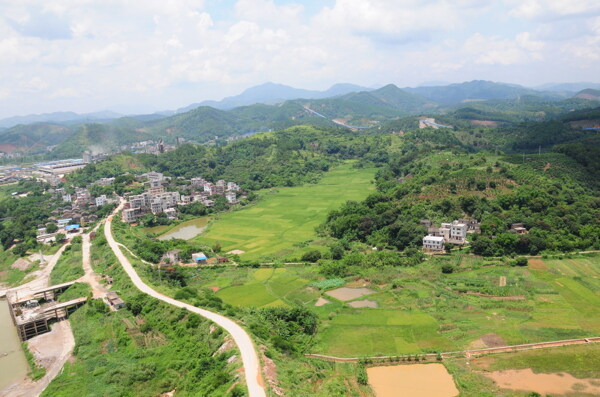 乡村小镇风景图片