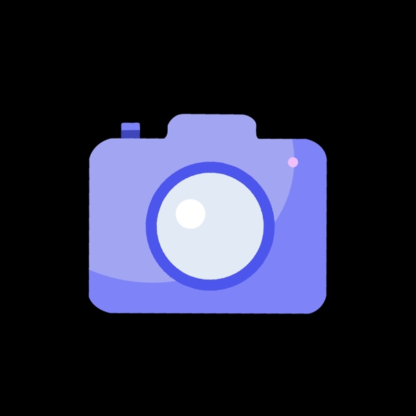 淡蓝色相机样式网页设计