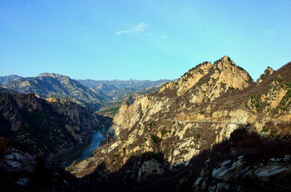 北京延庆白河峡谷风景