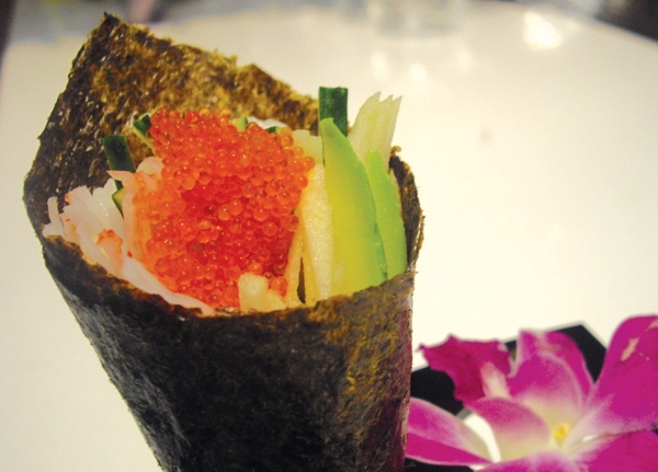 蟹籽寿司手卷图片