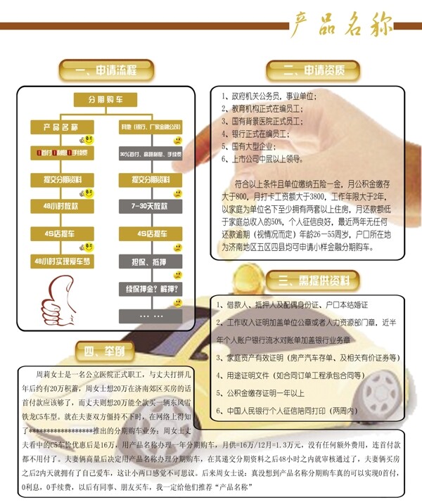 金融贷款宣传页图片