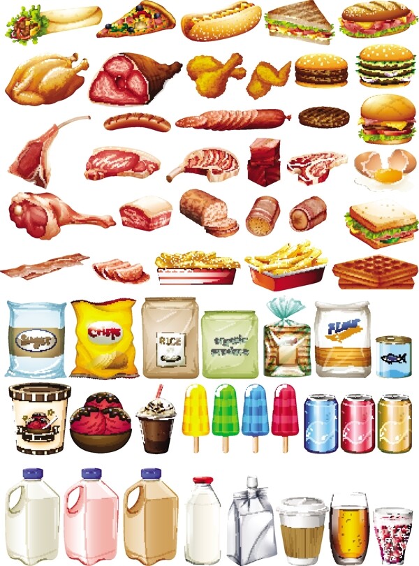 食品集合图片