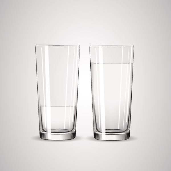 玻璃水杯图片