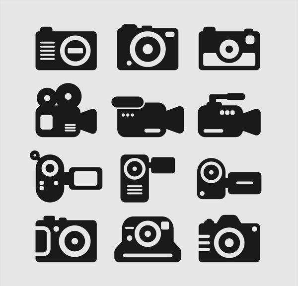 相机摄影图标icon设计