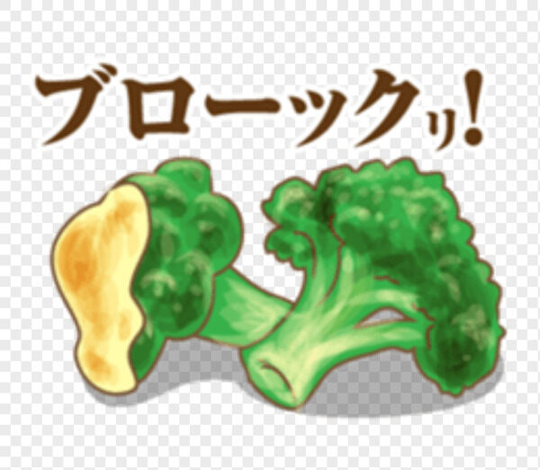 创意手绘绿色健康西蓝花