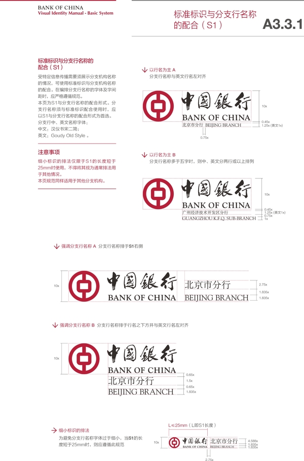 中国银行标准标志分支行