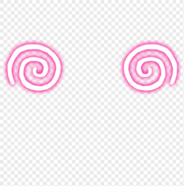 手绘卡通超害羞粉色螺旋腮红光圈