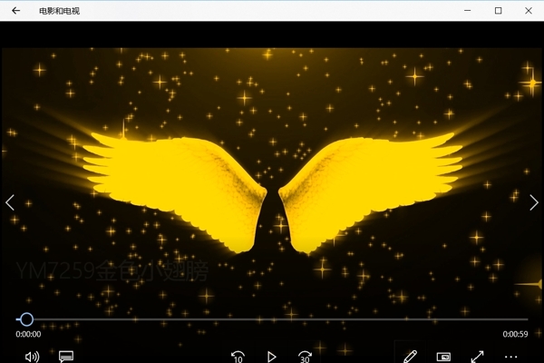 金色天使翅膀