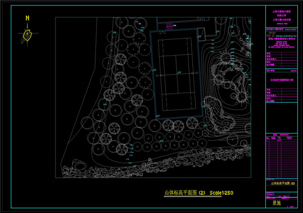 山林庄园设计元素CAD景观图纸